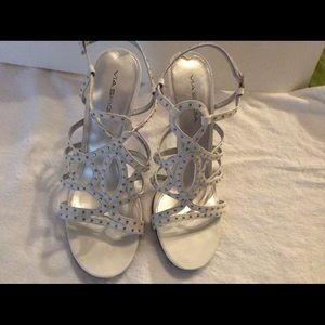 Via Spiga high heel strappy sandal.